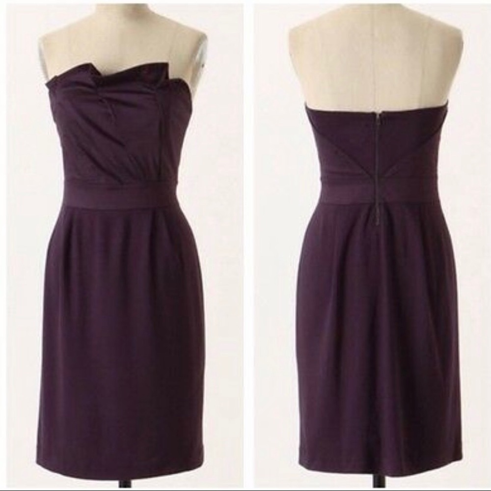 Anthropologie Deletta Purple Fukuoka Dress M - Picture 2 of 5